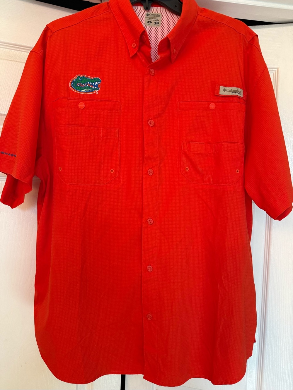 Columbia Men's Short-Sleeve Button-Down Shirt - University of Florida Gators